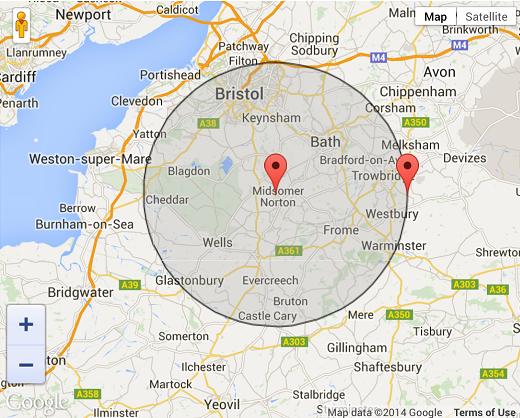 Area Covered by Clean As A Whistle Oven Cleaning
